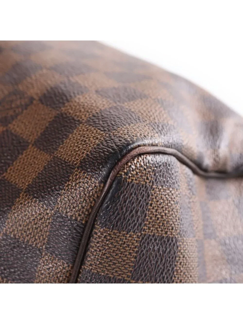 Louis Vuitton Speedy 30 Damier Mini Boston Handbag Brown